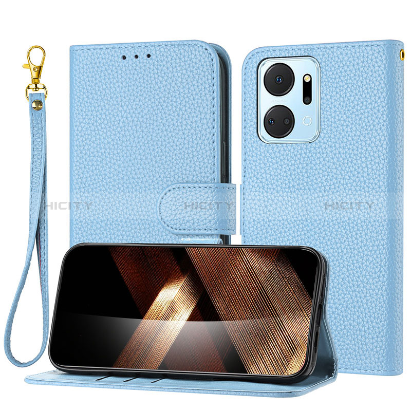 Handytasche Stand Schutzhülle Flip Leder Hülle Y09X für Huawei Honor X7a