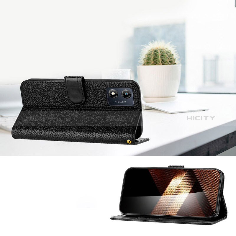 Handytasche Stand Schutzhülle Flip Leder Hülle Y09X für Motorola Moto E13 groß