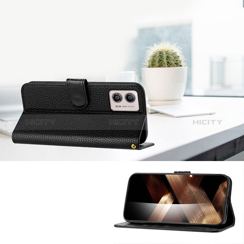 Handytasche Stand Schutzhülle Flip Leder Hülle Y09X für Motorola Moto G53 5G groß