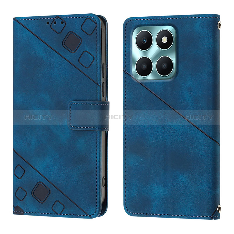 Handytasche Stand Schutzhülle Flip Leder Hülle YB1 für Huawei Honor X6a