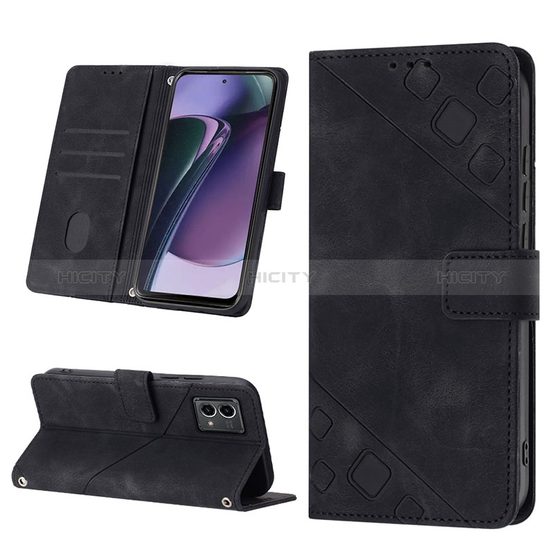 Handytasche Stand Schutzhülle Flip Leder Hülle YB1 für Motorola Moto G 5G (2023)