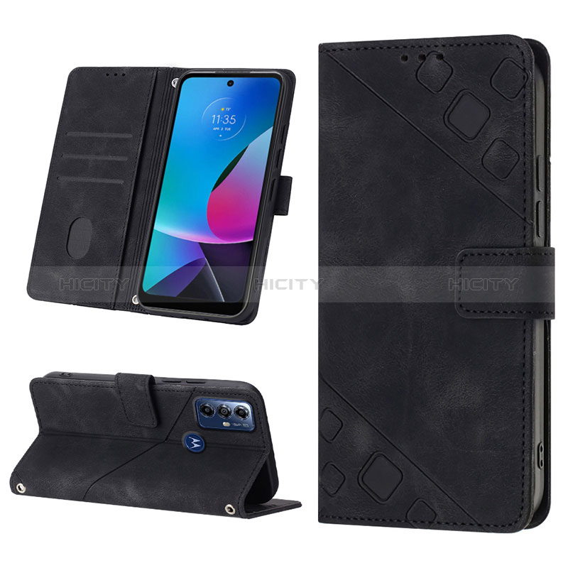 Handytasche Stand Schutzhülle Flip Leder Hülle YB1 für Motorola Moto G Play (2023)