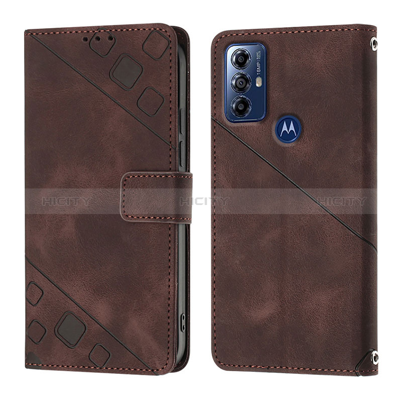 Handytasche Stand Schutzhülle Flip Leder Hülle YB1 für Motorola Moto G Play (2023)