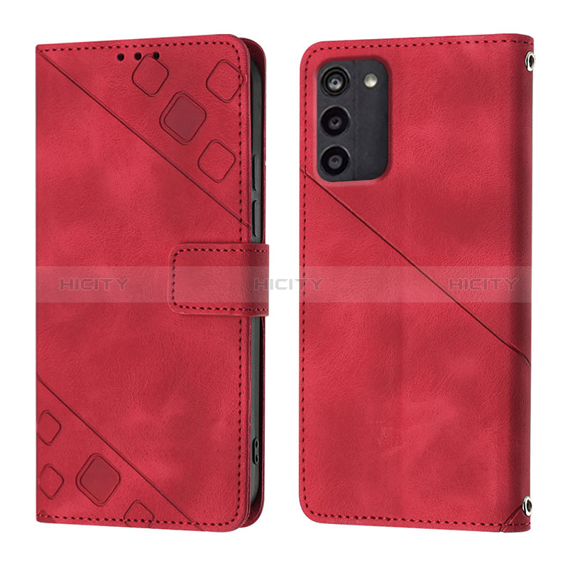 Handytasche Stand Schutzhülle Flip Leder Hülle YB1 für Nokia G100 Rot Plus