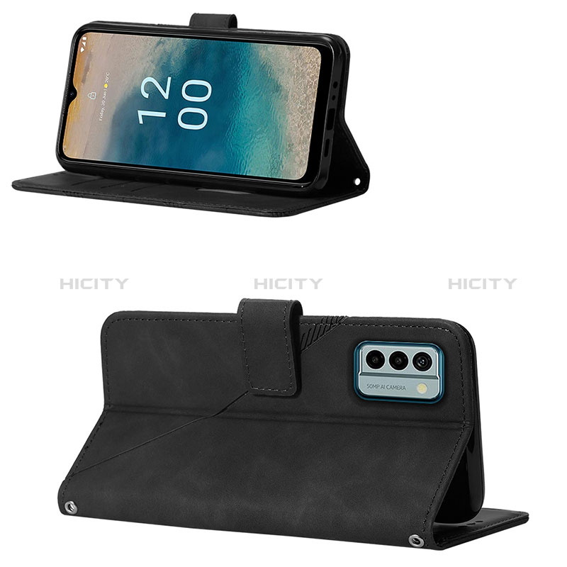 Handytasche Stand Schutzhülle Flip Leder Hülle YB1 für Nokia G22