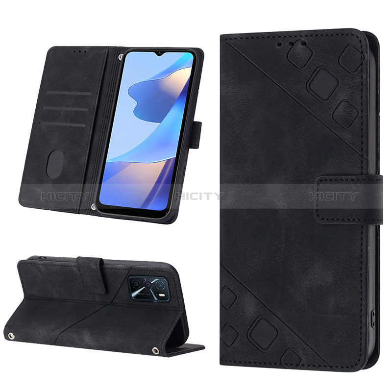 Handytasche Stand Schutzhülle Flip Leder Hülle YB1 für Oppo A16