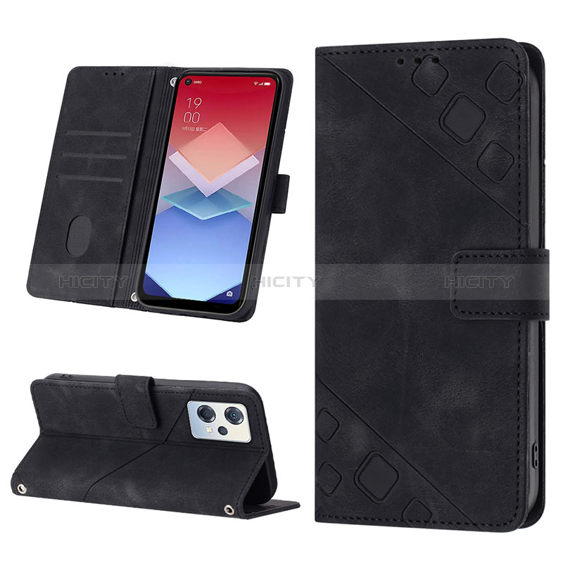 Handytasche Stand Schutzhülle Flip Leder Hülle YB1 für Oppo K10X 5G groß