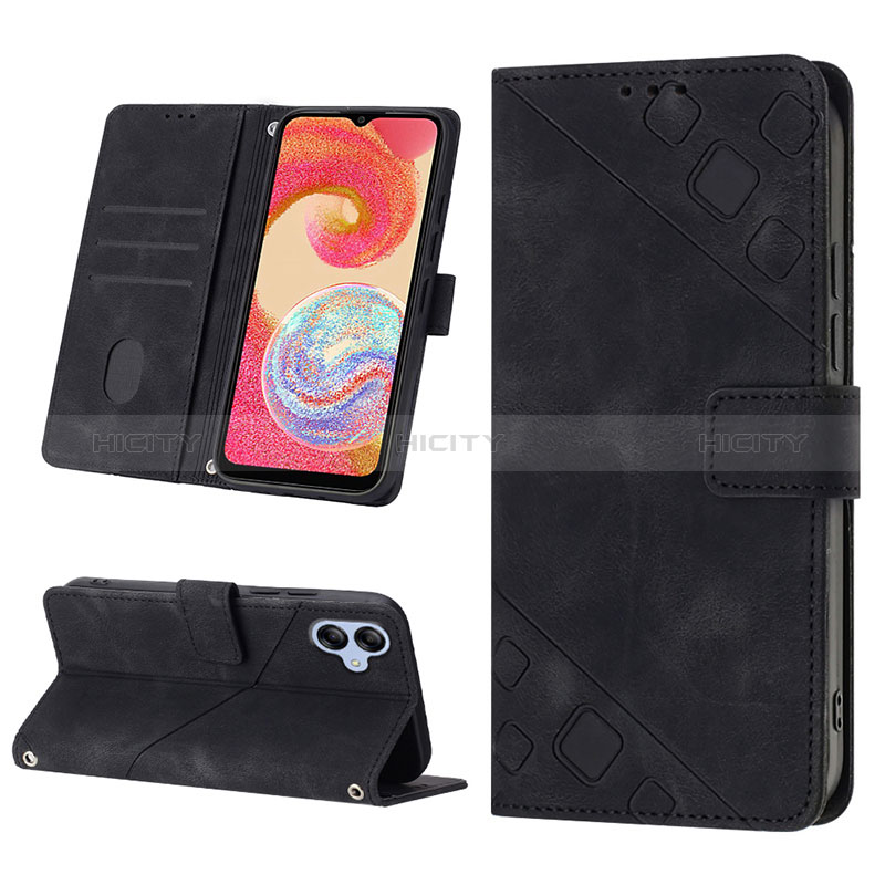 Handytasche Stand Schutzhülle Flip Leder Hülle YB1 für Samsung Galaxy A04 4G groß