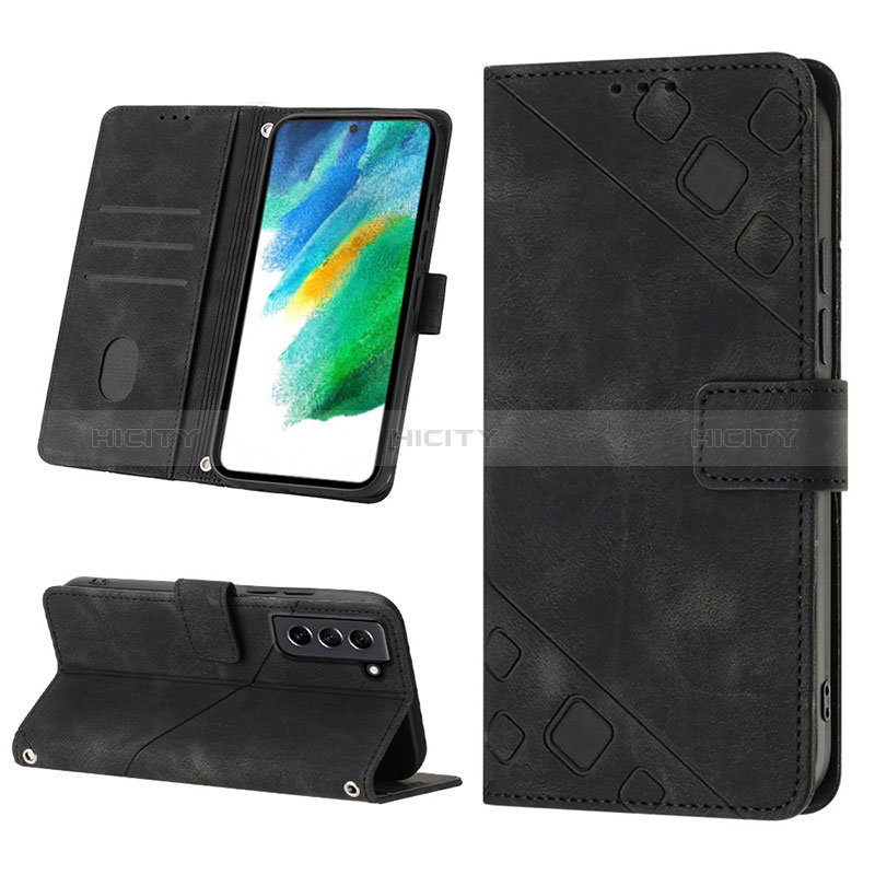 Handytasche Stand Schutzhülle Flip Leder Hülle YB1 für Samsung Galaxy S21 FE 5G