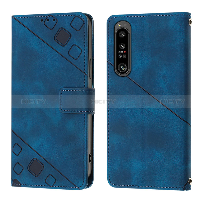 Handytasche Stand Schutzhülle Flip Leder Hülle YB1 für Sony Xperia 1 IV