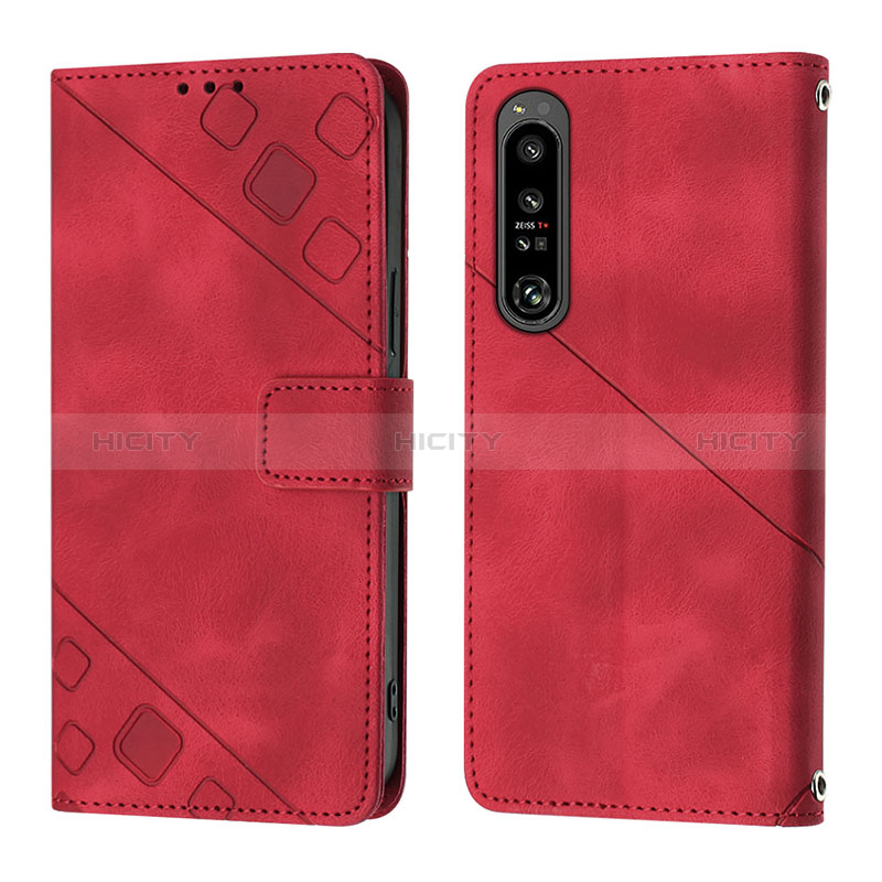 Handytasche Stand Schutzhülle Flip Leder Hülle YB1 für Sony Xperia 1 IV