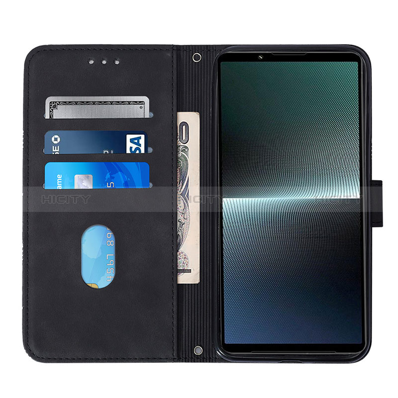 Handytasche Stand Schutzhülle Flip Leder Hülle YB1 für Sony Xperia 1 V