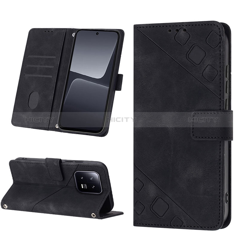 Handytasche Stand Schutzhülle Flip Leder Hülle YB1 für Xiaomi Mi 13 5G groß