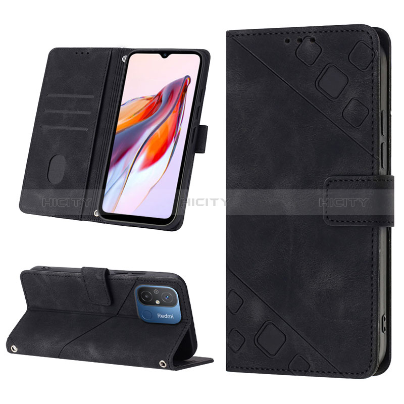 Handytasche Stand Schutzhülle Flip Leder Hülle YB1 für Xiaomi Poco C55 groß