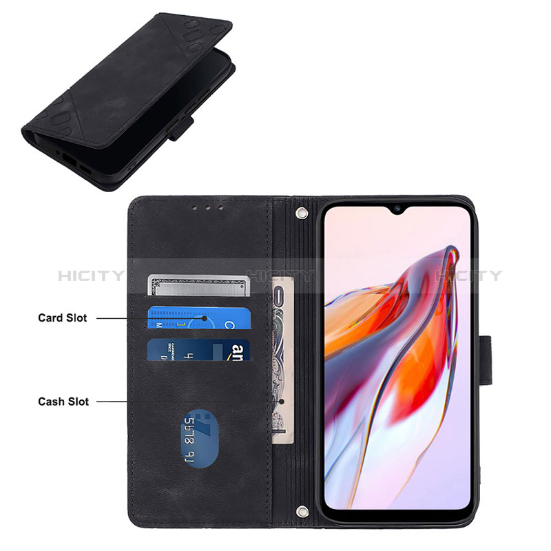 Handytasche Stand Schutzhülle Flip Leder Hülle YB1 für Xiaomi Poco C55 groß