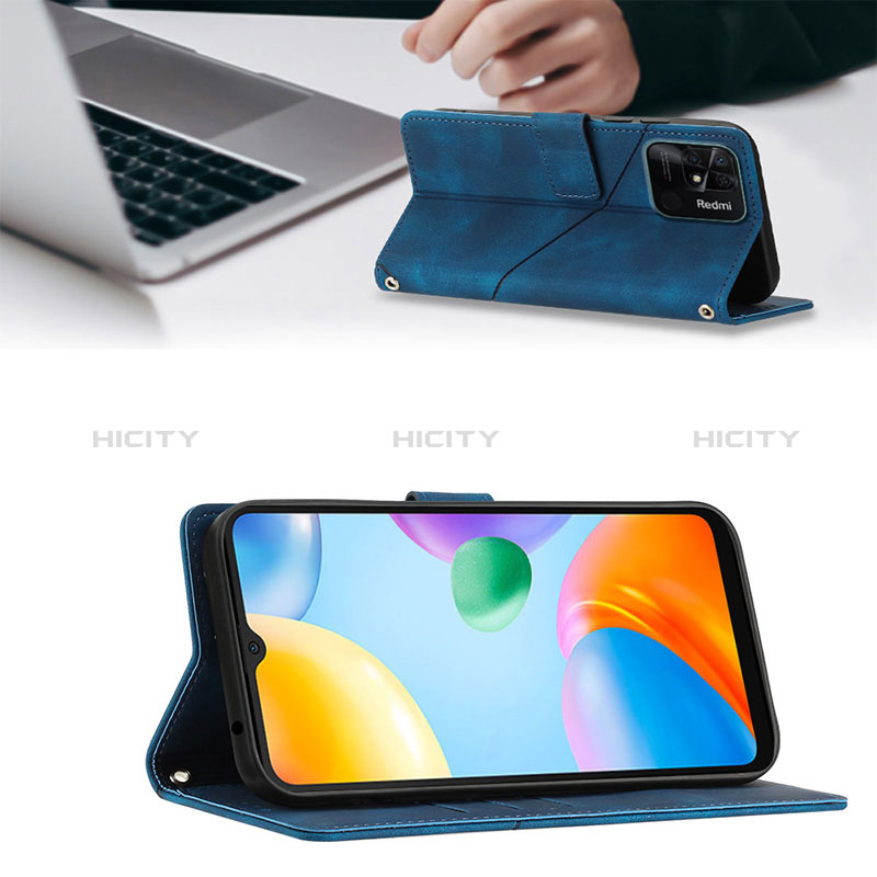 Handytasche Stand Schutzhülle Flip Leder Hülle YB1 für Xiaomi Redmi 10 India