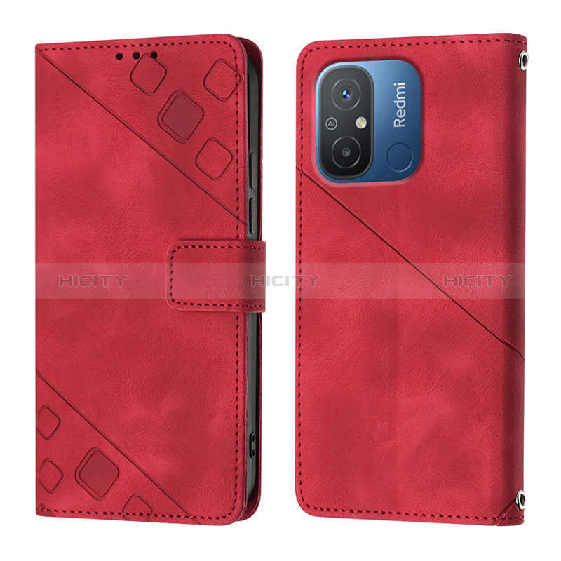 Handytasche Stand Schutzhülle Flip Leder Hülle YB1 für Xiaomi Redmi 11A 4G Rot