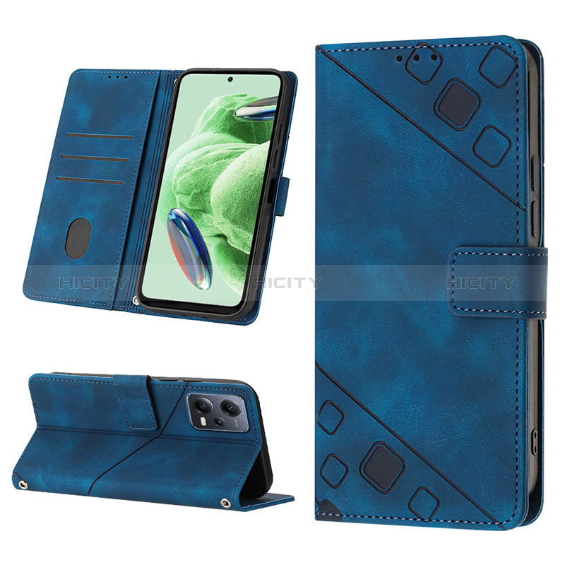 Handytasche Stand Schutzhülle Flip Leder Hülle YB1 für Xiaomi Redmi Note 12 5G