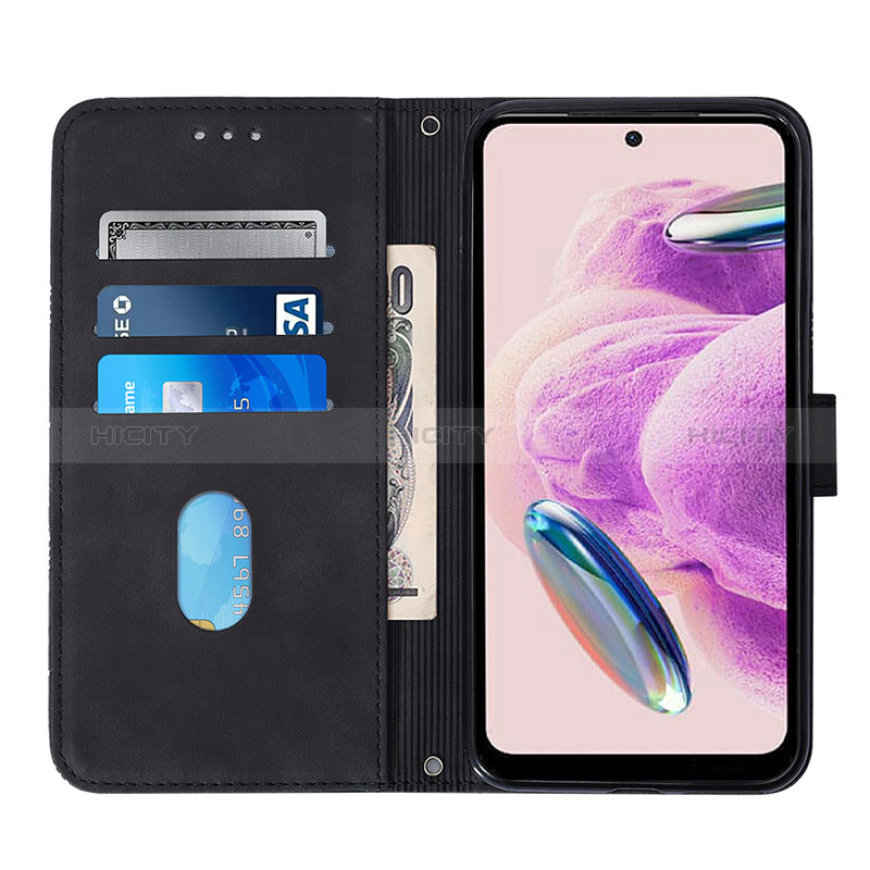 Handytasche Stand Schutzhülle Flip Leder Hülle YB1 für Xiaomi Redmi Note 12S groß