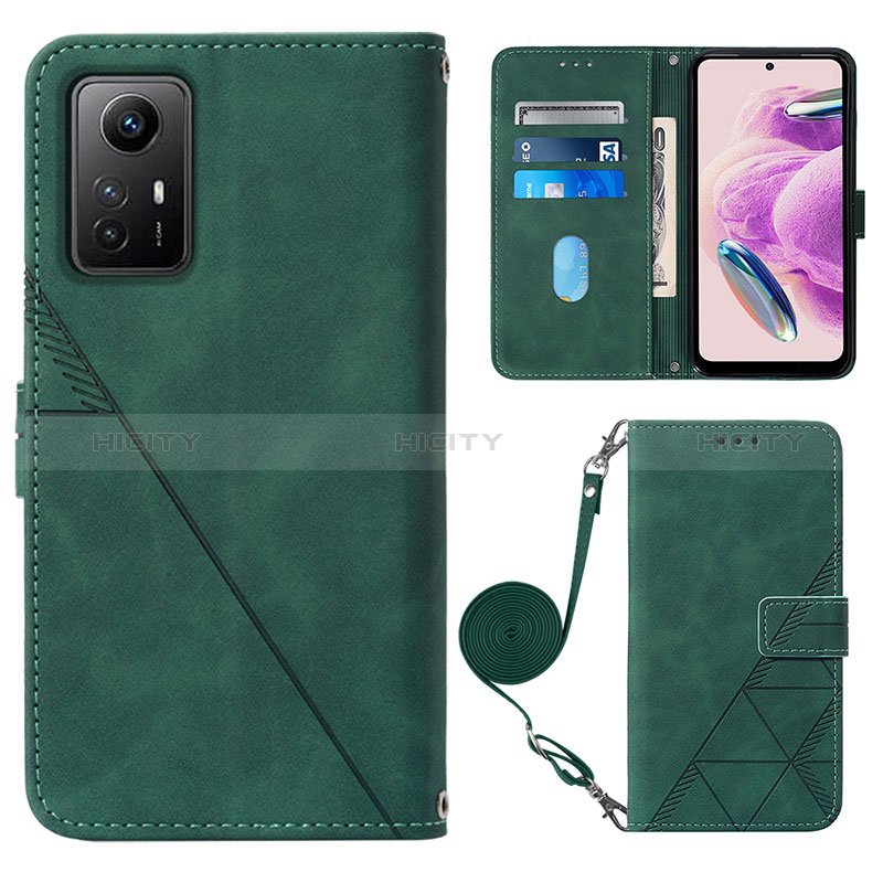 Handytasche Stand Schutzhülle Flip Leder Hülle YB1 für Xiaomi Redmi Note 12S groß