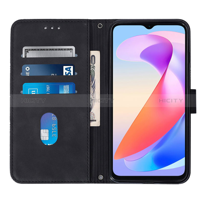 Handytasche Stand Schutzhülle Flip Leder Hülle YB2 für Huawei Honor X6a groß