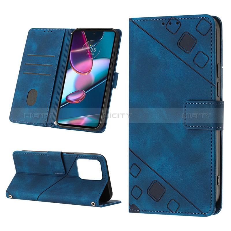 Handytasche Stand Schutzhülle Flip Leder Hülle YB2 für Motorola Moto Edge 40 Pro 5G