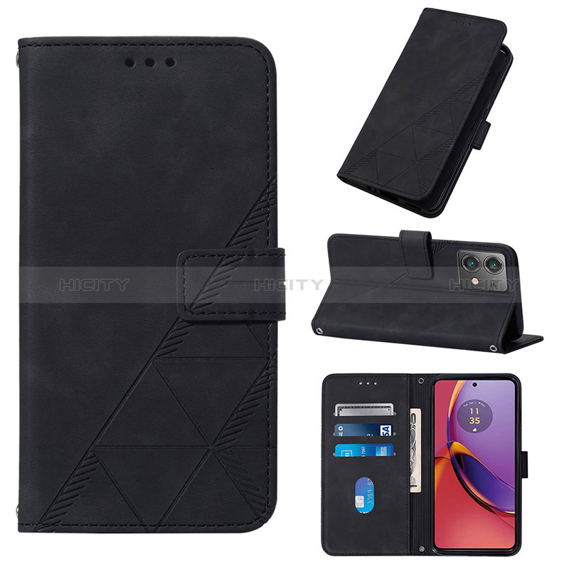 Handytasche Stand Schutzhülle Flip Leder Hülle YB2 für Motorola Moto G84 5G