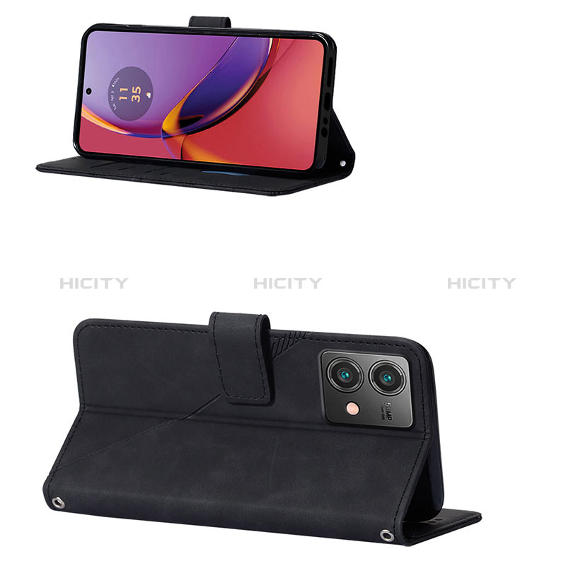 Handytasche Stand Schutzhülle Flip Leder Hülle YB2 für Motorola Moto G84 5G