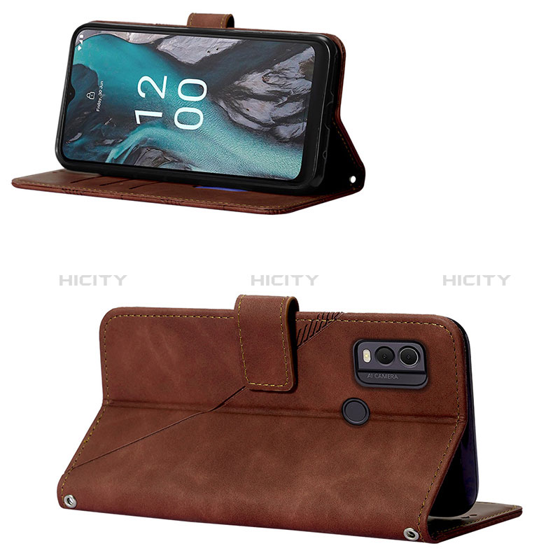 Handytasche Stand Schutzhülle Flip Leder Hülle YB2 für Nokia C22 groß