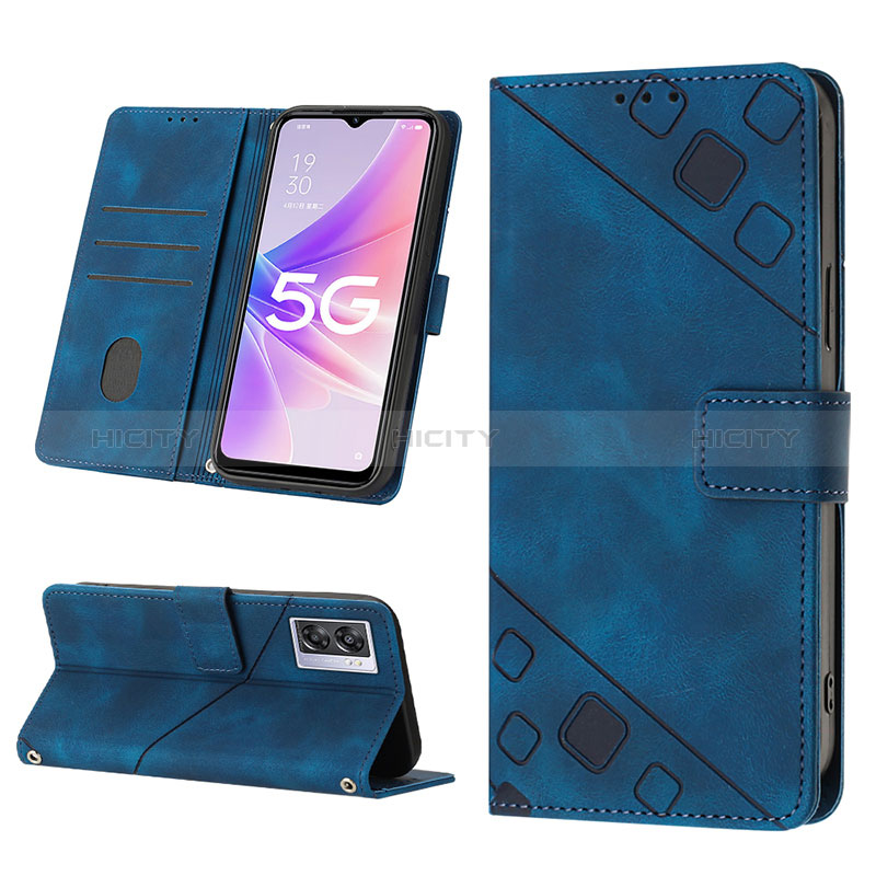 Handytasche Stand Schutzhülle Flip Leder Hülle YB2 für OnePlus Nord N300 5G groß