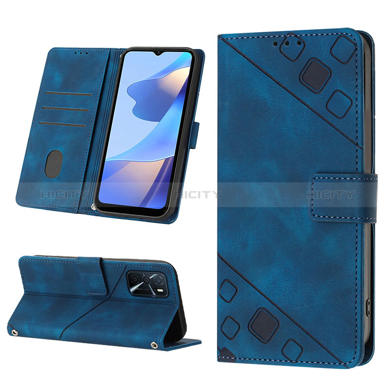 Handytasche Stand Schutzhülle Flip Leder Hülle YB2 für Oppo A16