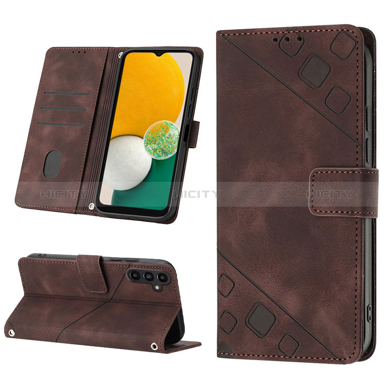 Handytasche Stand Schutzhülle Flip Leder Hülle YB2 für Samsung Galaxy A13 5G groß