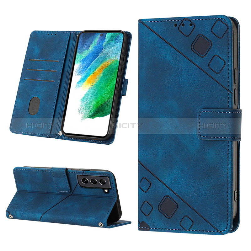 Handytasche Stand Schutzhülle Flip Leder Hülle YB2 für Samsung Galaxy S21 FE 5G