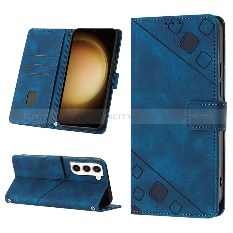 Handytasche Stand Schutzhülle Flip Leder Hülle YB2 für Samsung Galaxy S22 5G