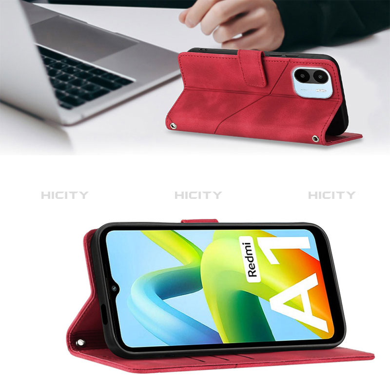 Handytasche Stand Schutzhülle Flip Leder Hülle YB2 für Xiaomi Poco C50 groß