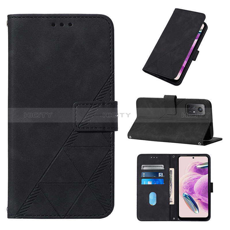 Handytasche Stand Schutzhülle Flip Leder Hülle YB2 für Xiaomi Redmi Note 12S