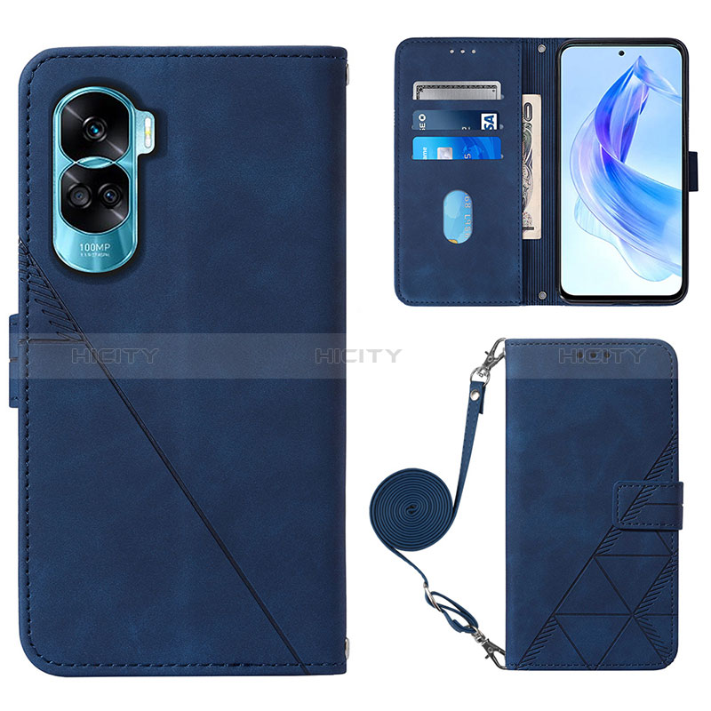 Handytasche Stand Schutzhülle Flip Leder Hülle YB3 für Huawei Honor 90 Lite 5G