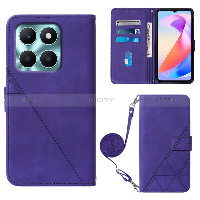 Handytasche Stand Schutzhülle Flip Leder Hülle YB3 für Huawei Honor X6a