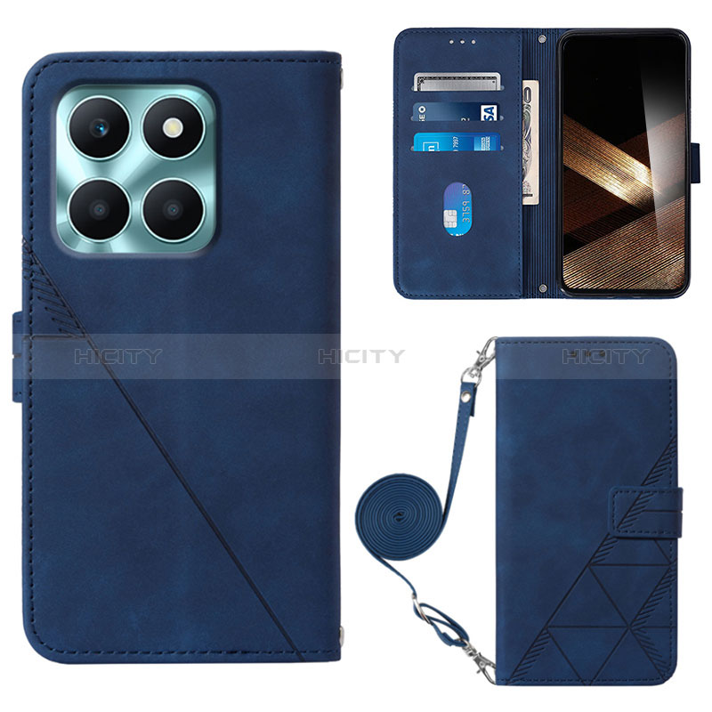 Handytasche Stand Schutzhülle Flip Leder Hülle YB3 für Huawei Honor X8b groß