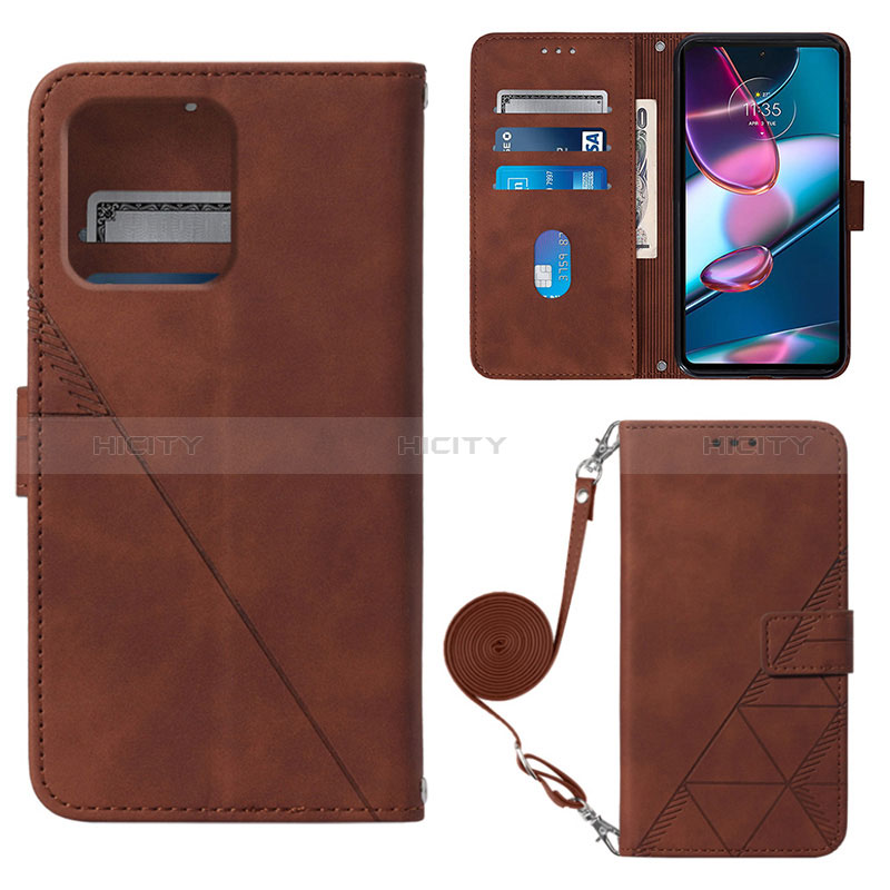 Handytasche Stand Schutzhülle Flip Leder Hülle YB3 für Motorola Moto Edge 40 Pro 5G