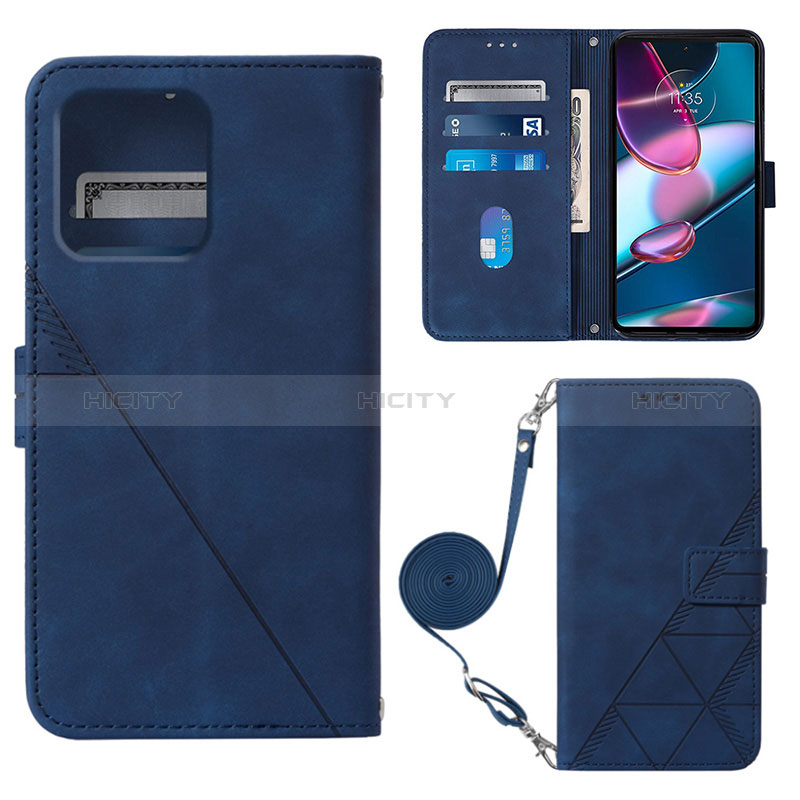 Handytasche Stand Schutzhülle Flip Leder Hülle YB3 für Motorola Moto Edge 40 Pro 5G