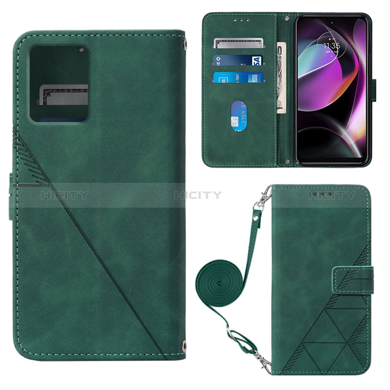 Handytasche Stand Schutzhülle Flip Leder Hülle YB3 für Motorola Moto G 5G (2023) groß