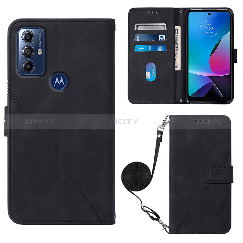 Handytasche Stand Schutzhülle Flip Leder Hülle YB3 für Motorola Moto G Power (2022) groß