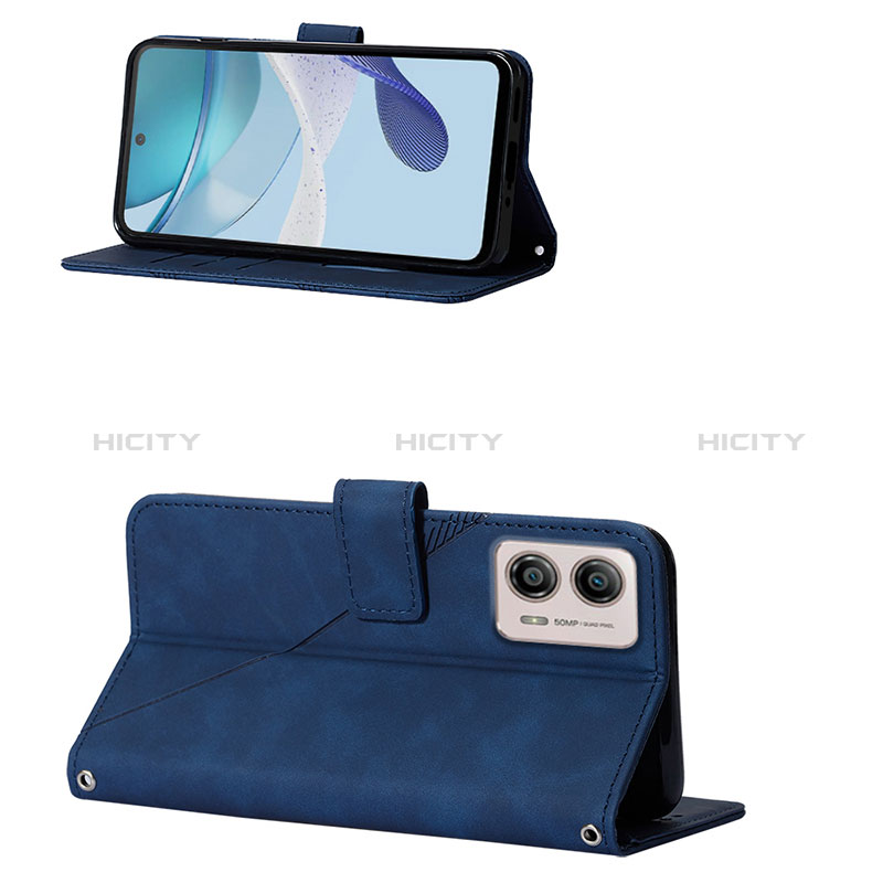 Handytasche Stand Schutzhülle Flip Leder Hülle YB3 für Motorola Moto G53 5G