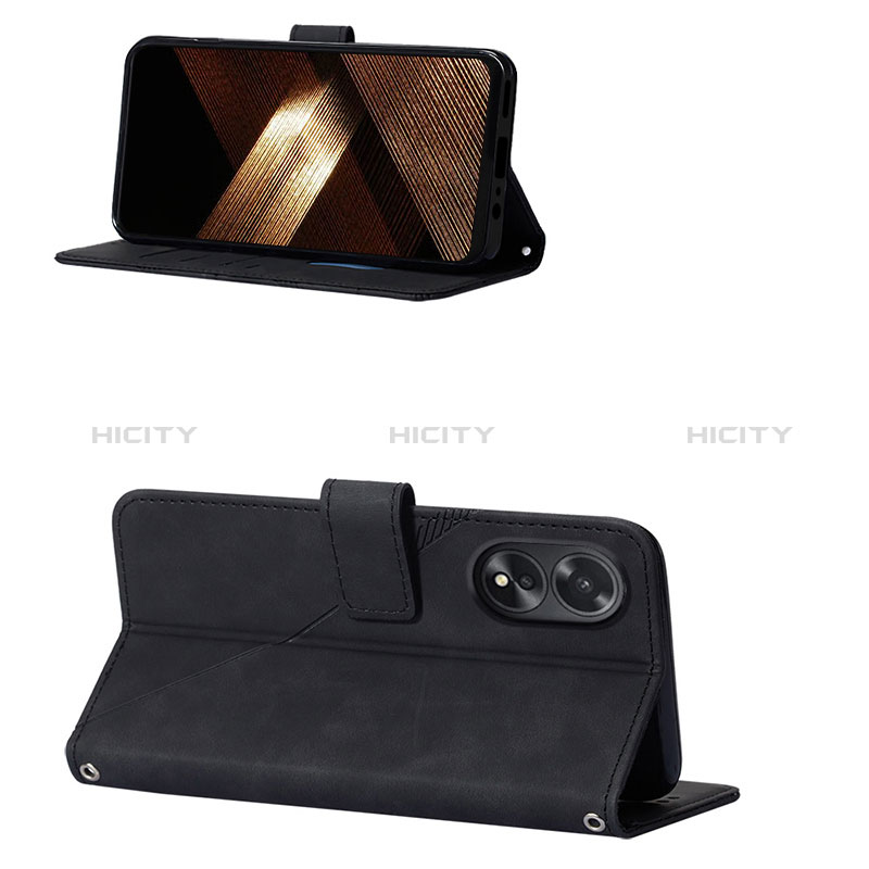 Handytasche Stand Schutzhülle Flip Leder Hülle YB3 für Oppo A18