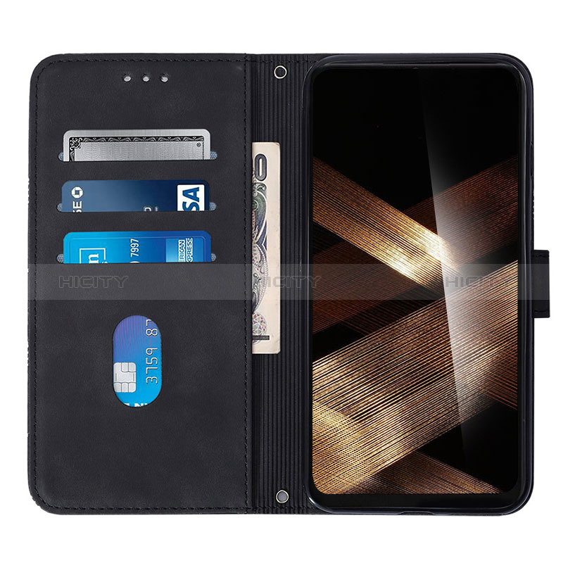 Handytasche Stand Schutzhülle Flip Leder Hülle YB3 für Oppo A58 4G groß