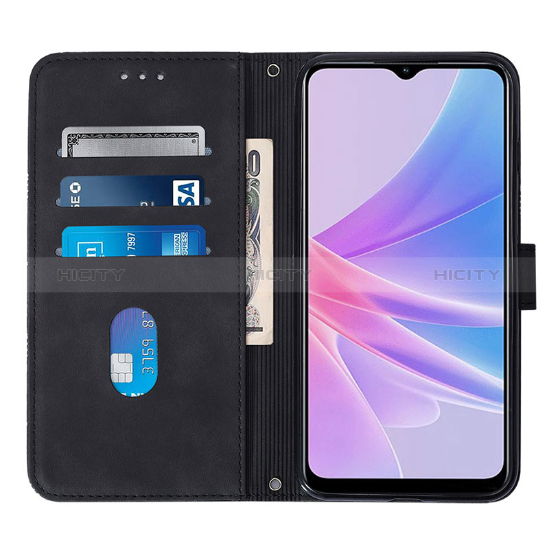 Handytasche Stand Schutzhülle Flip Leder Hülle YB3 für Oppo A58 5G