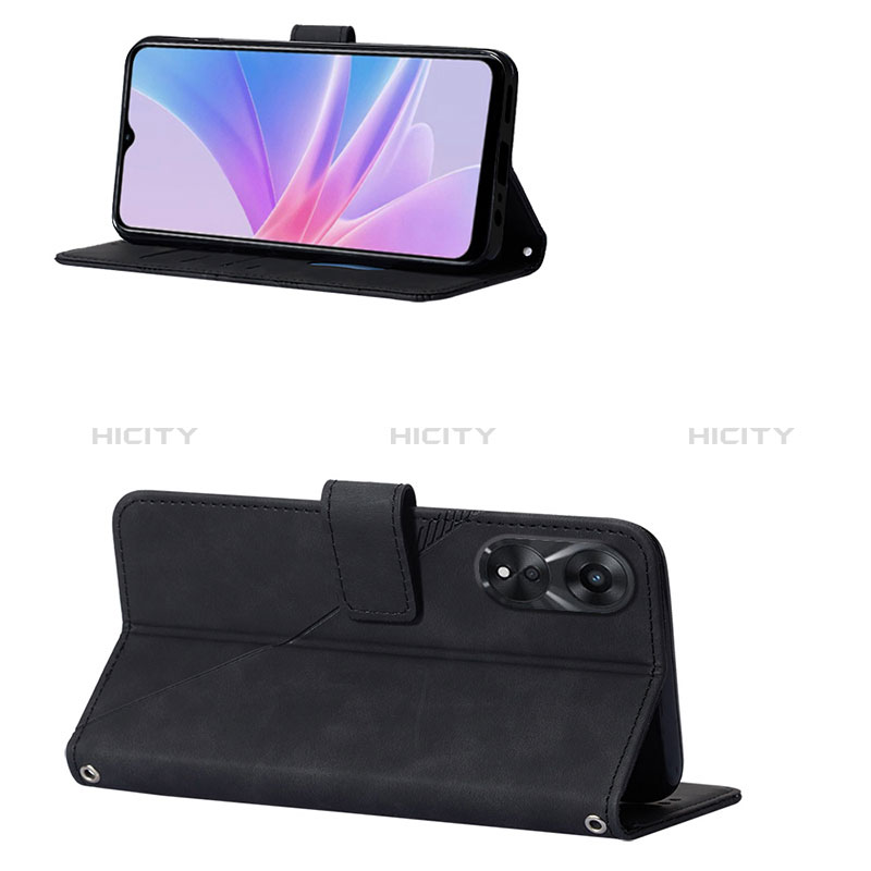 Handytasche Stand Schutzhülle Flip Leder Hülle YB3 für Oppo A78 5G