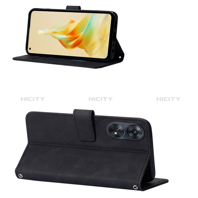 Handytasche Stand Schutzhülle Flip Leder Hülle YB3 für Oppo Reno8 T 4G