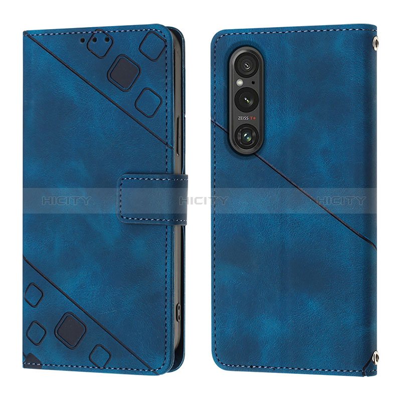 Handytasche Stand Schutzhülle Flip Leder Hülle YB3 für Sony Xperia 1 V